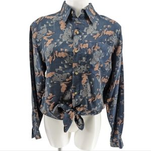 Vintage B&E 100% Silk Blouse Size Small